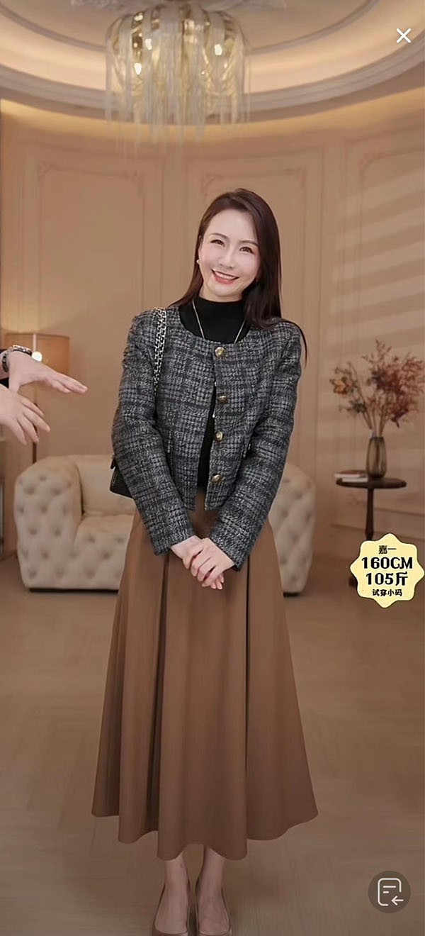 直播间搭建案例-服饰类女装直播间设计