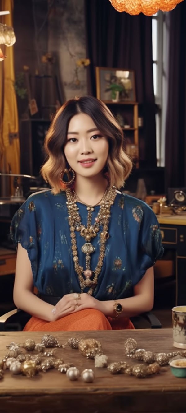 直播间搭建案例-珠宝玉石类直播间设计