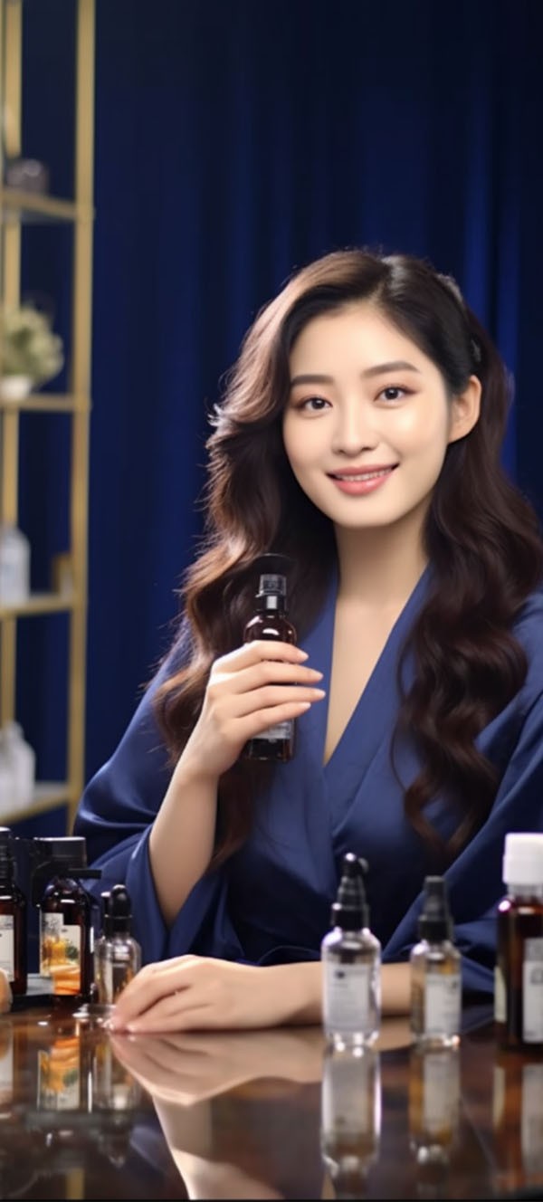 直播间搭建案例-化妆品类直播间设计